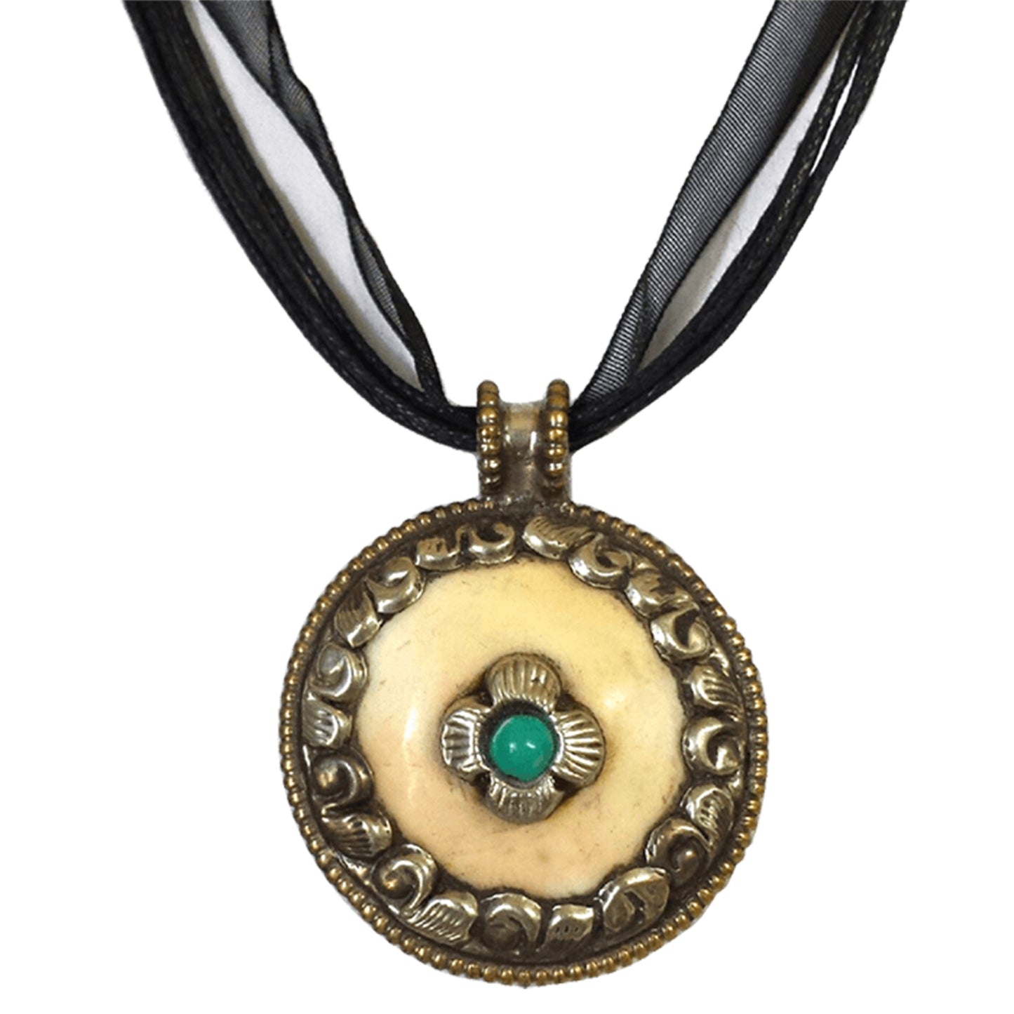 Naga Shell With Colorful Bead Inlay