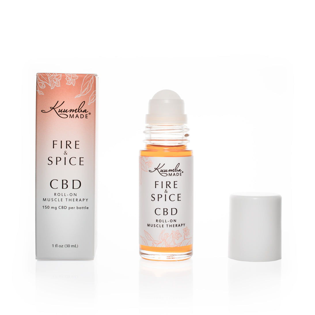 Fire And Spice Natural CBD 30ml Roll-On from Kuumba Made