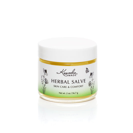 Herbal Salve Botanical Skin Care 2oz jar from Kuumba Made