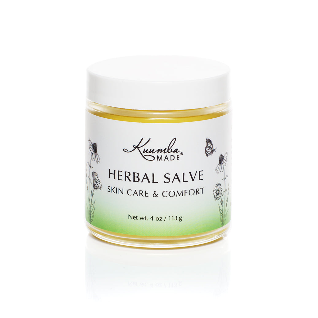 Herbal Salve Botanical Skin Care 4oz jar from Kuumba Made