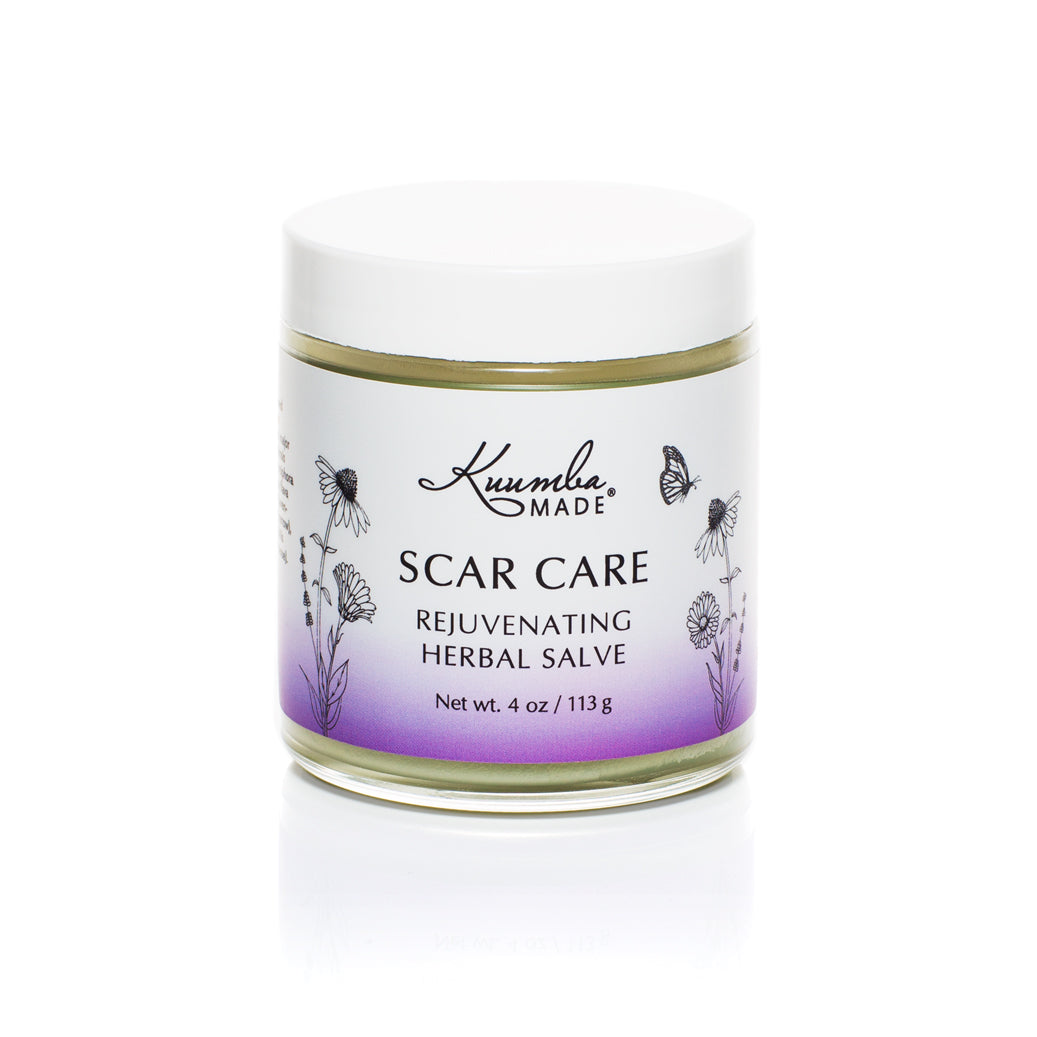 Scar Care Herbal Salve 4oz jar from Kuumba Made