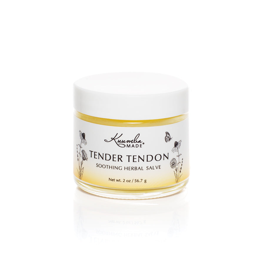 Tender Tendon Herbal Salve 2oz jar from Kuumba Made