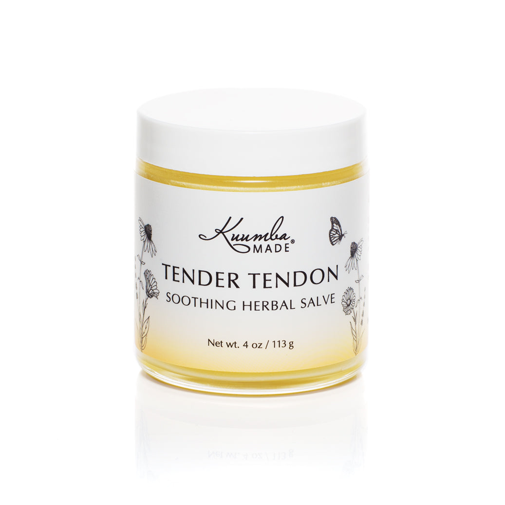 Tender Tendon Herbal Salve 4oz jar from Kuumba Made